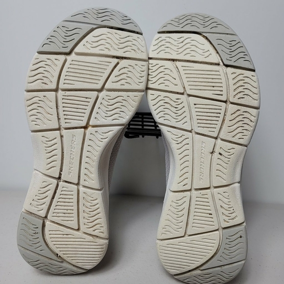 Skechers Shoes Womens Sz 7 Arch Comfort Slip On Athletic Sneaker Gray - Picture 5 of 8